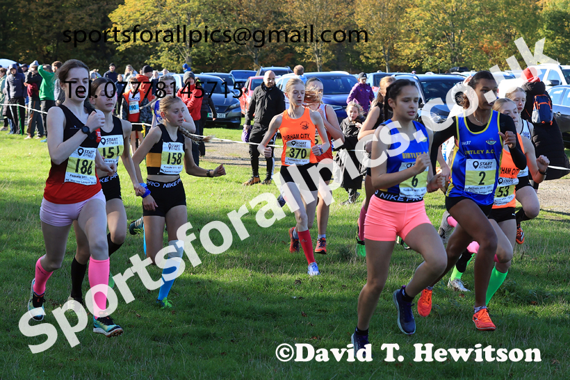 Girls Under-15s, 2025 Start Fitness NEHL, Lambton, County Durham. Photo: David T. Hewitson/Sports for All Pics
